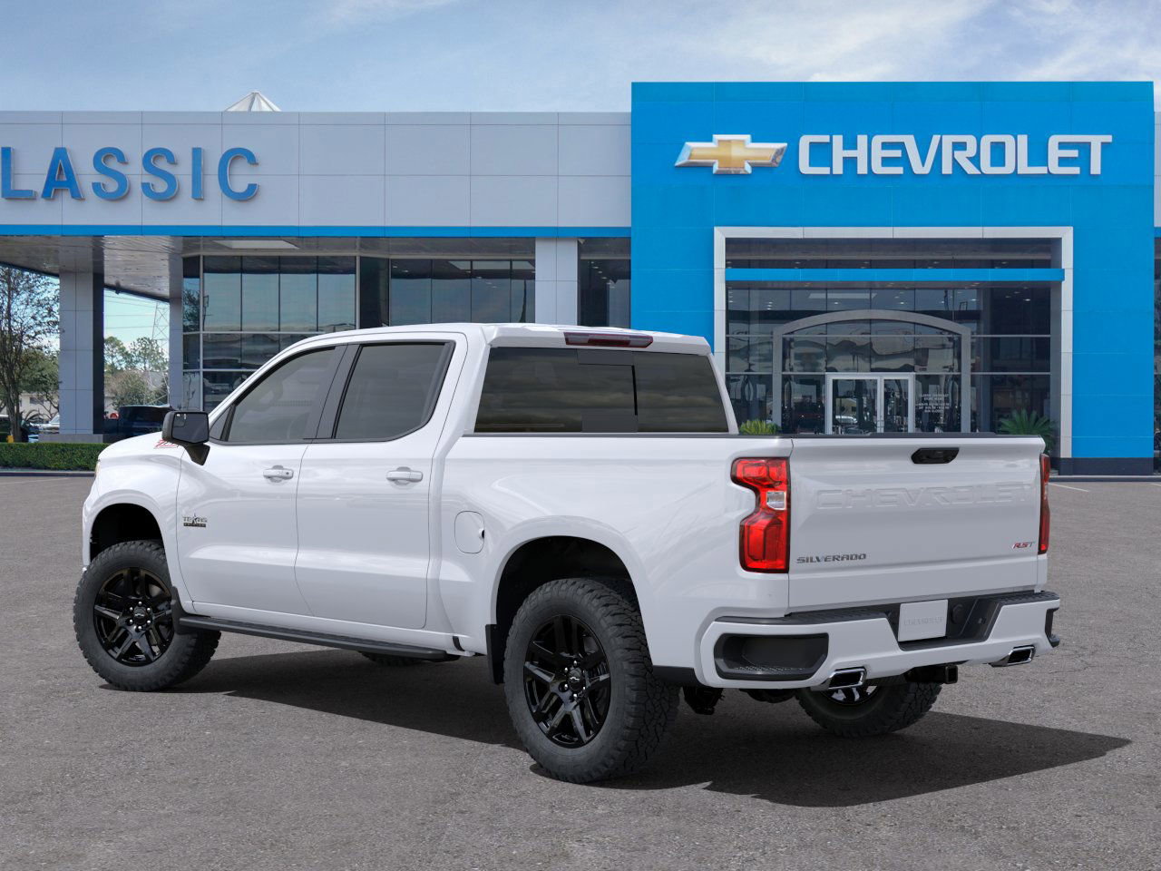 2025 Chevrolet Silverado 1500 RST White at Classic Elite Chevrolet Hwy 6