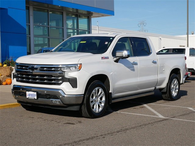 Used 2022 Chevrolet Silverado 1500 LTZ with VIN 1GCUDGEDXNZ548990 for sale in Roseville, Minnesota