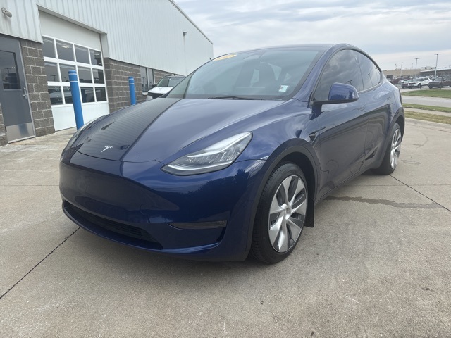Used 2023 Tesla Model Y Long Range with VIN 7SAYGDEE4PA093918 for sale in Greenwood, IN