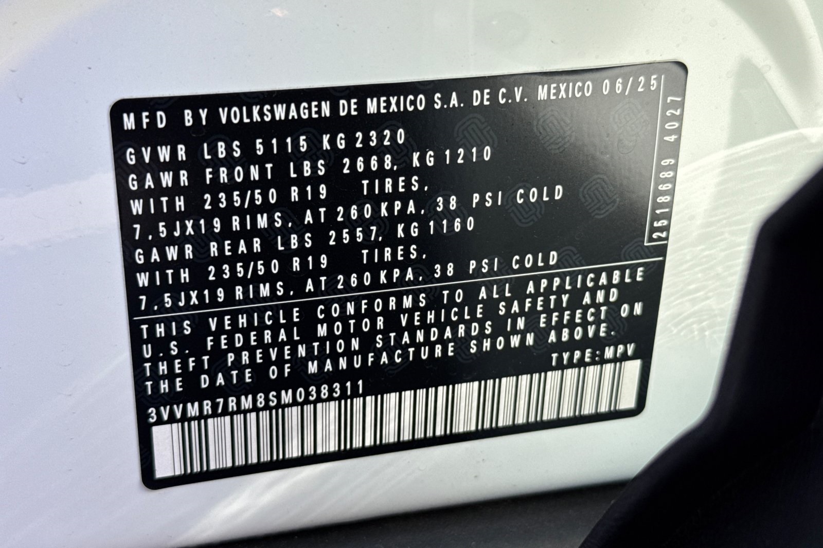 2025 Volkswagen Tiguan SE photo 22
