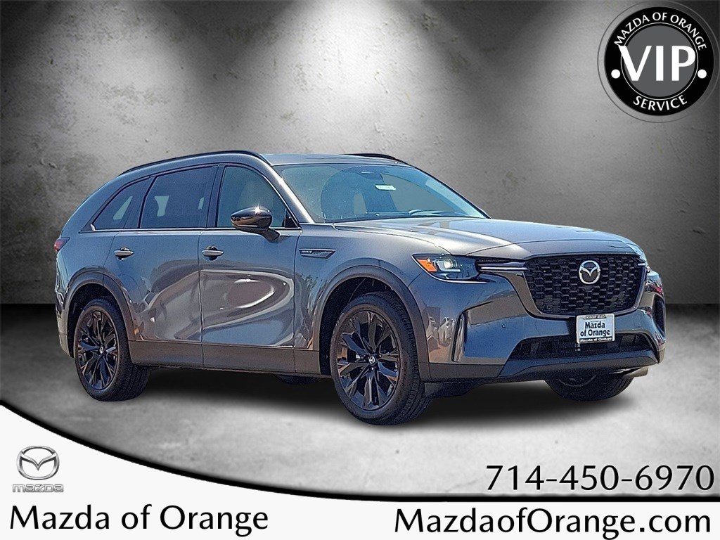 New 2025 Mazda CX-90 Turbo Premium Sport AWD SUV in Orange