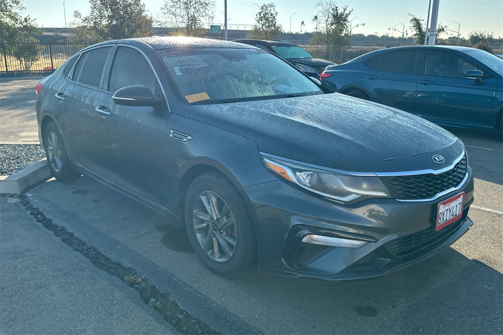Used 2020 Kia Optima LX with VIN 5XXGT4L39LG381210 for sale in Hanford, CA