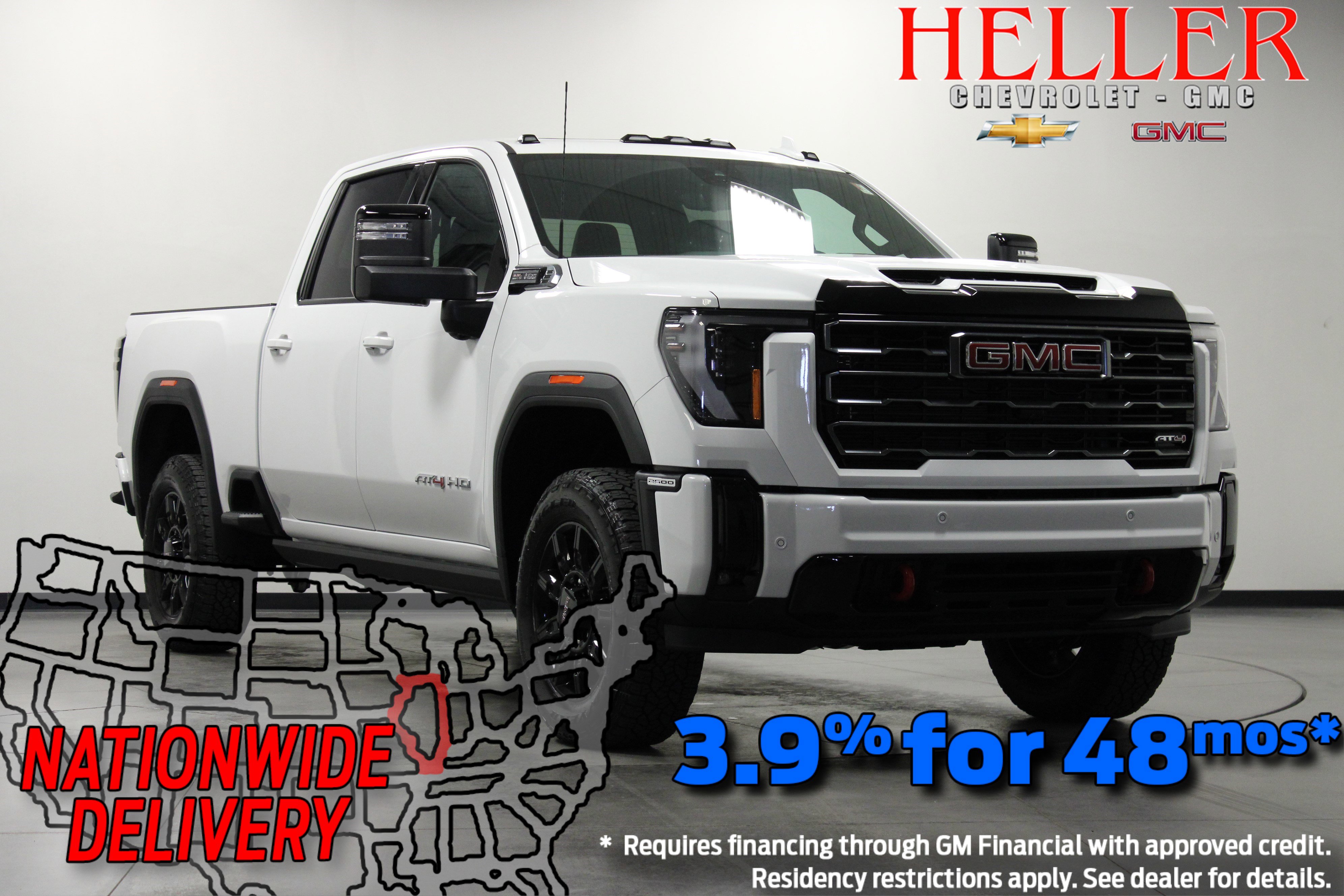 New 2025 Summit White GMC AT4 image 1