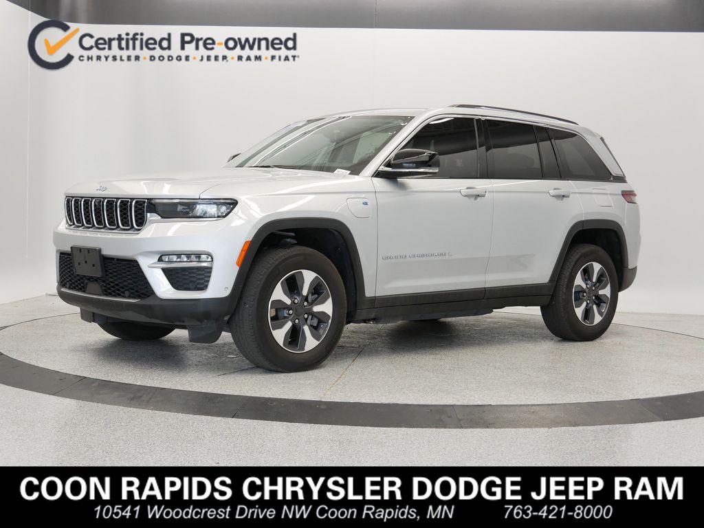 Certified 2022 Jeep Grand Cherokee 4xe with VIN 1C4RJYB67N8716276 for sale in Coon Rapids, Minnesota