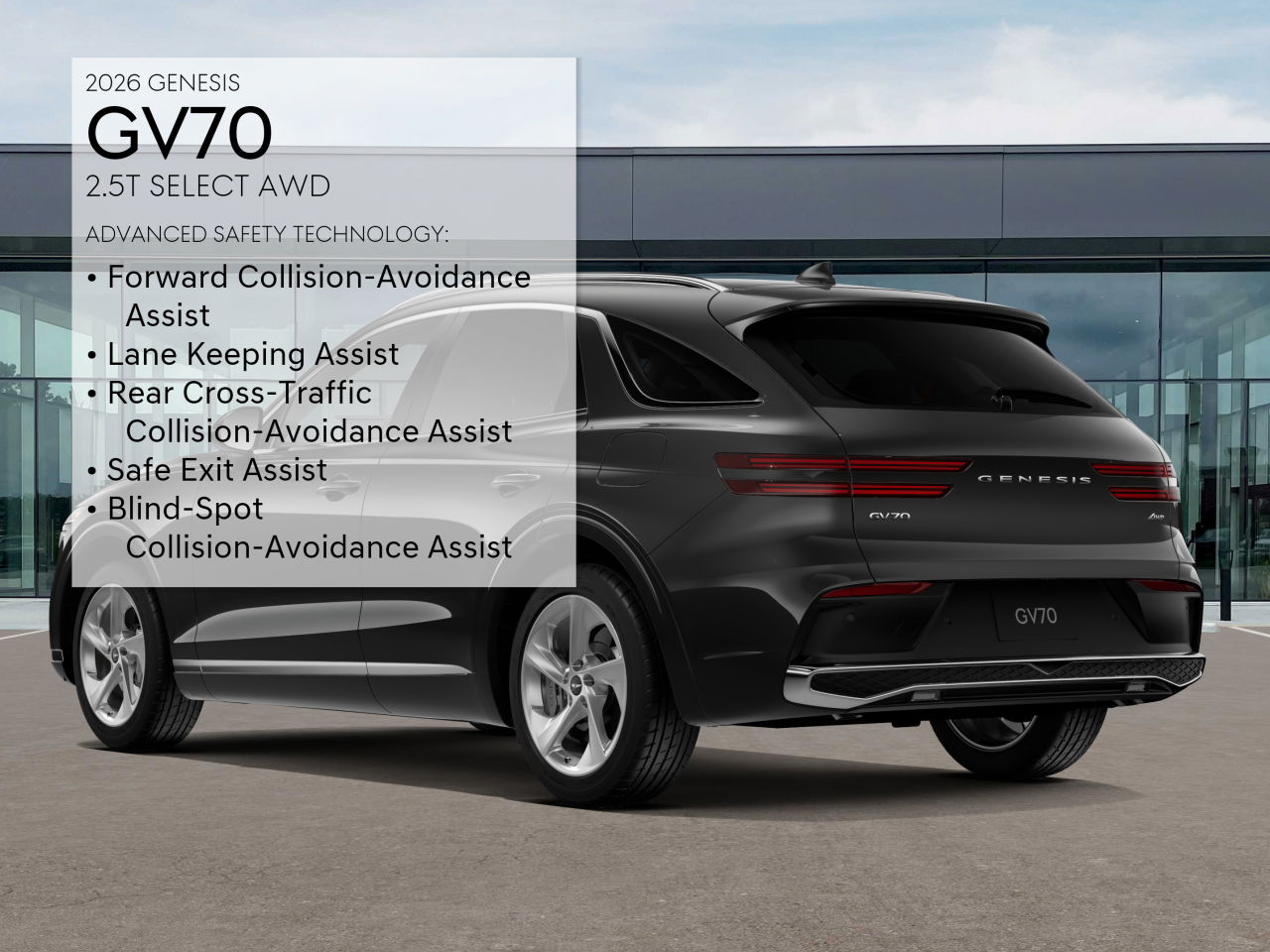 2026 Genesis GV70 2.5T Select photo 5