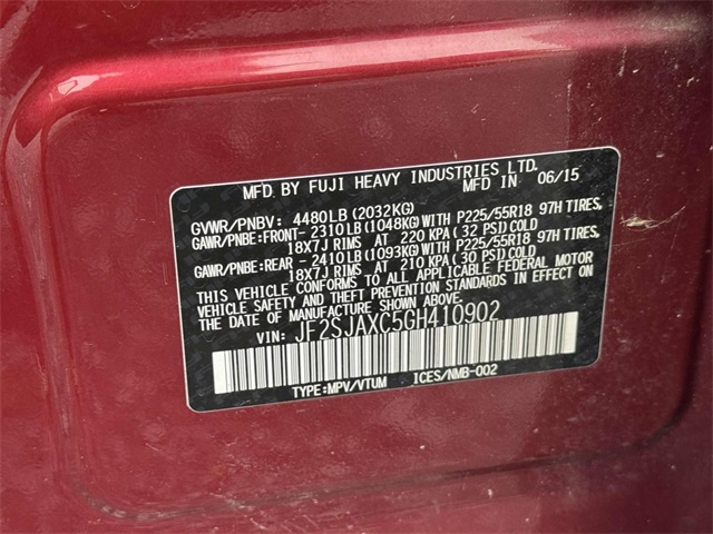 2016 Subaru Forester 2.5i Touring photo 24