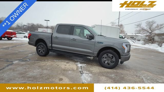 Used 2024 Ford F-150 Lightning Lariat with VIN 1FT6W5L74RWG26675 for sale in Hales Corners, WI