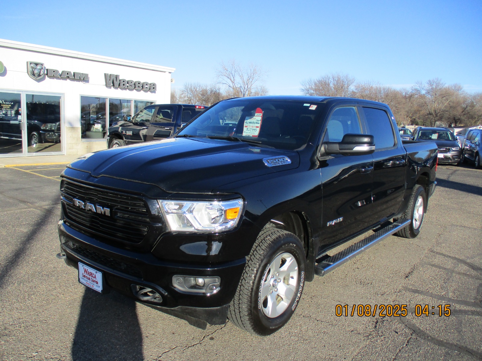 Used 2021 RAM Ram 1500 Pickup Big Horn/Lone Star with VIN 1C6SRFFT7MN672284 for sale in Waseca, Minnesota