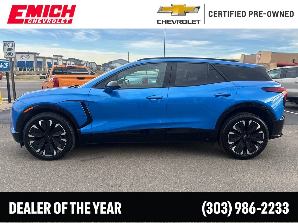 Certified 2024 Chevrolet Blazer EV RS with VIN 3GNKDCRJ3RS285977 for sale in Lakewood, CO
