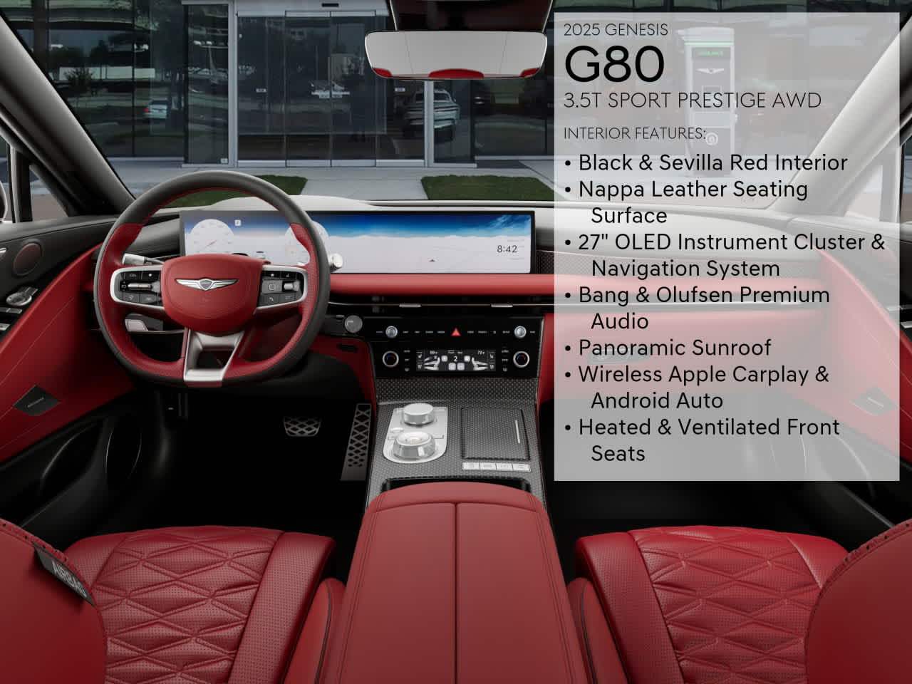 2025 Genesis G80 3.5T Sport Prestige AWD photo 13