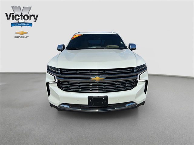 Used 2021 Chevrolet Tahoe Premier with VIN 1GNSKSKD3MR108605 for sale in Kansas City