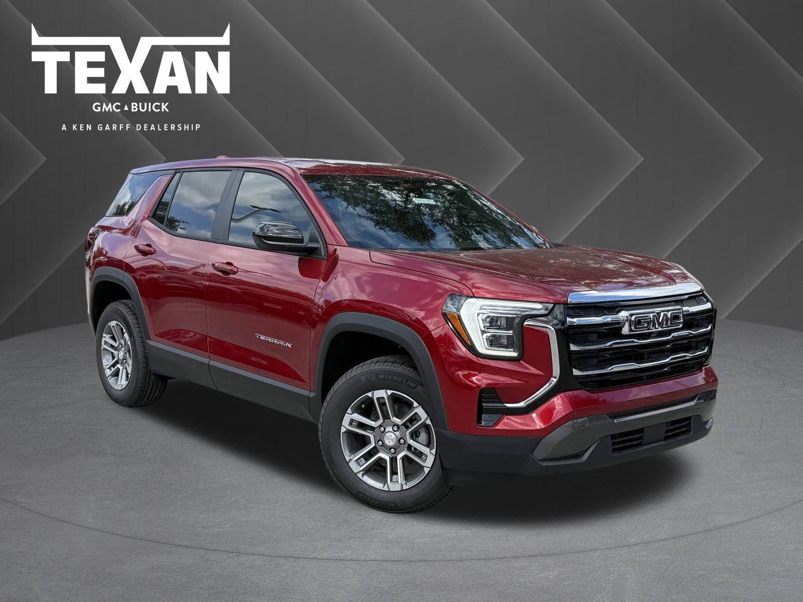 New 2025 Volcanic Red Tintcoat GMC Elevation image 1