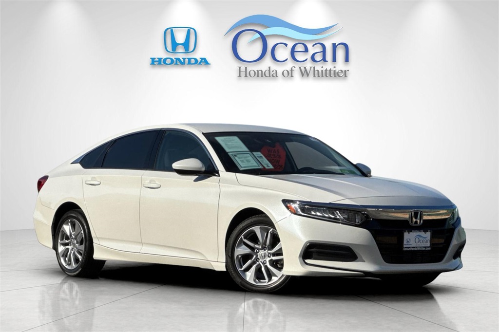 Used 2018 Honda Accord LX with VIN 1HGCV1F10JA136081 for sale in Whittier, CA