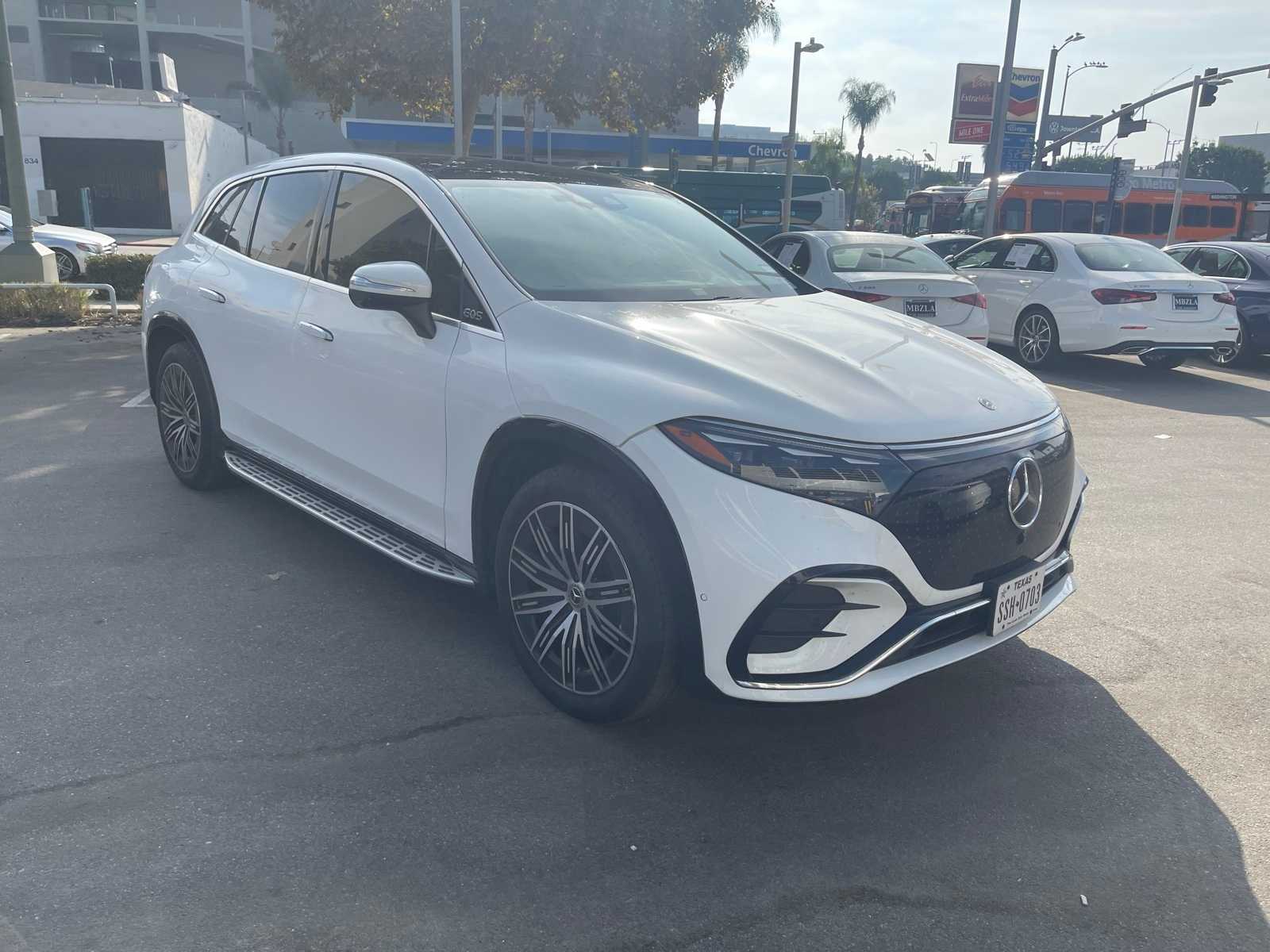 Certified 2023 Mercedes-Benz EQS SUV Base with VIN 4JGDM2DB4PA012617 for sale in Los Angeles, CA