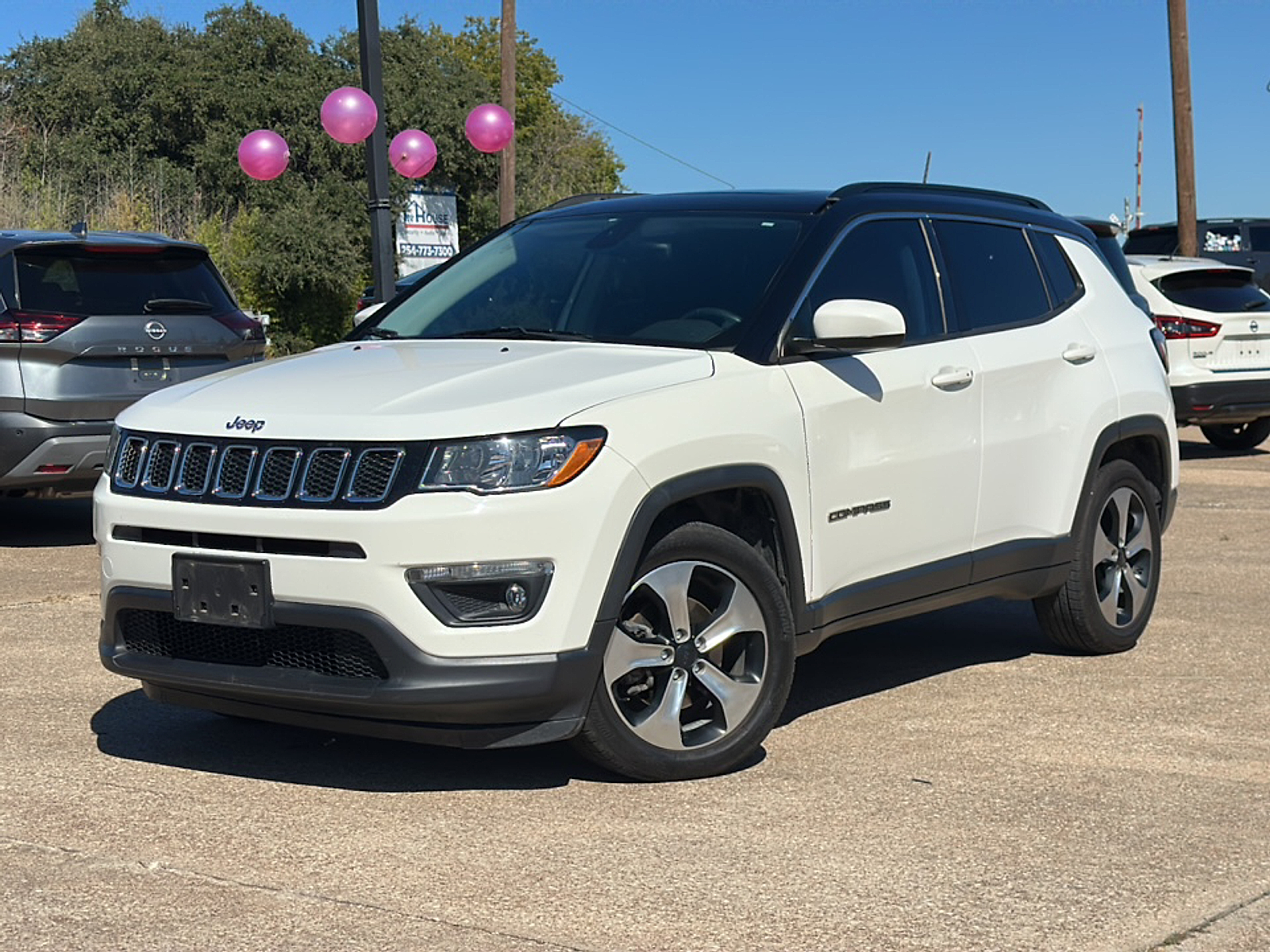 Used 2018 Jeep Compass Latitude with VIN 3C4NJCBBXJT228952 for sale in Temple, TX