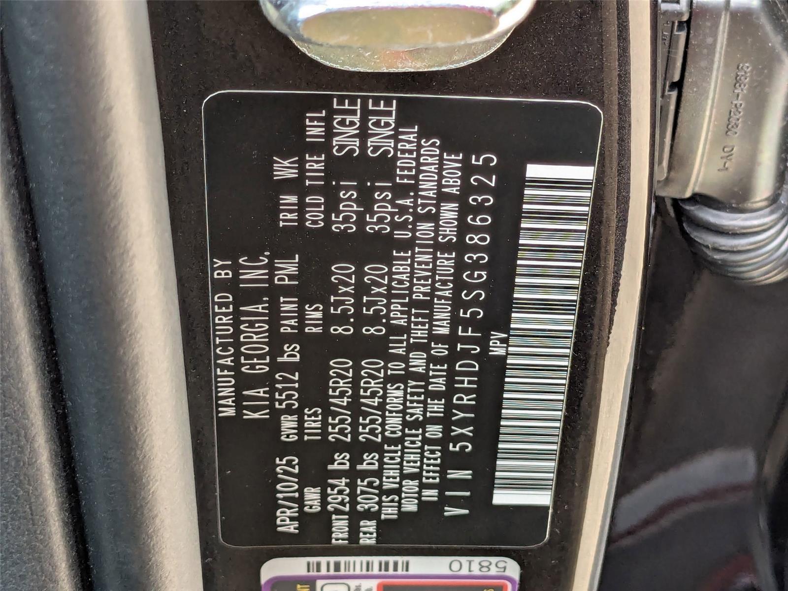 2025 Kia Sorento EX photo 38