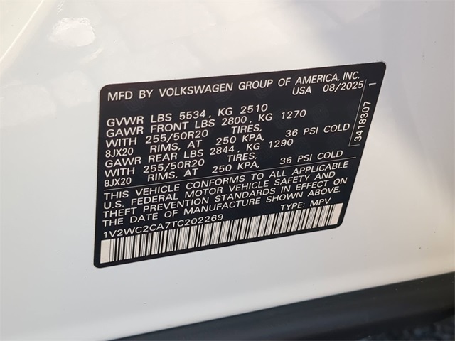 2026 Volkswagen Atlas Cross Sport SE Technology photo 30