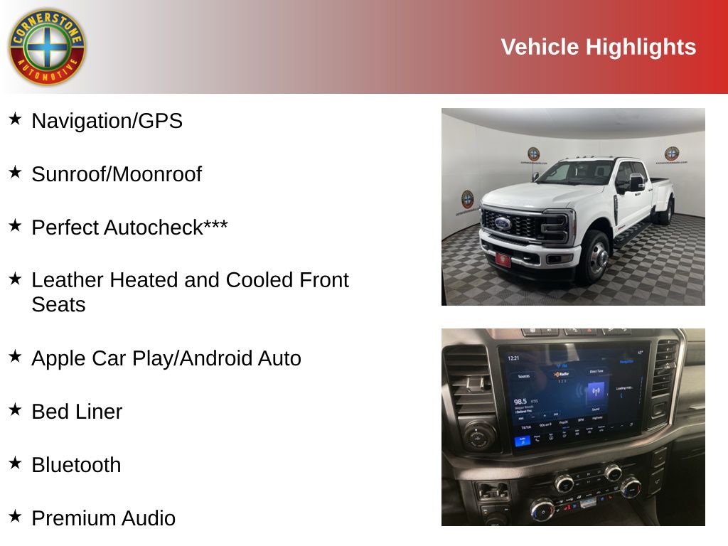 Used 2024 Ford F-350 Super Duty Platinum with VIN 1FT8W3DM8REF44214 for sale in Elk River, Minnesota