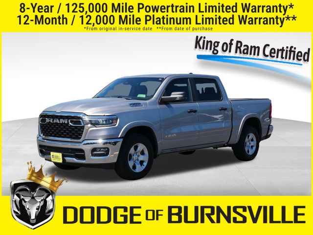 Certified 2025 RAM Ram 1500 Pickup Big Horn/Lone Star with VIN 1C6SRFFP5SN531116 for sale in Burnsville, Minnesota