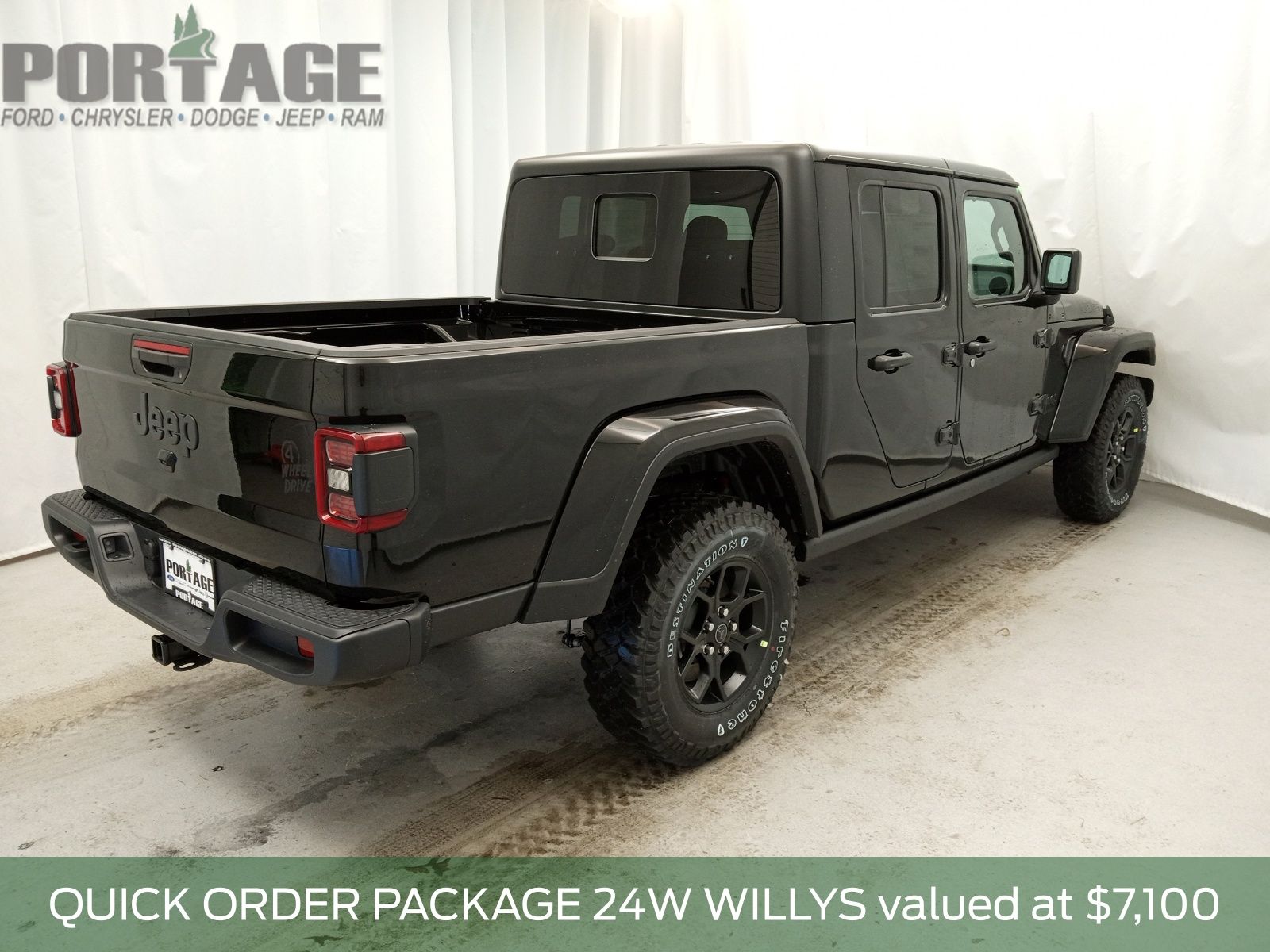 New 2025 Black Clear-Coat Exterior Paint Jeep Willys image 2