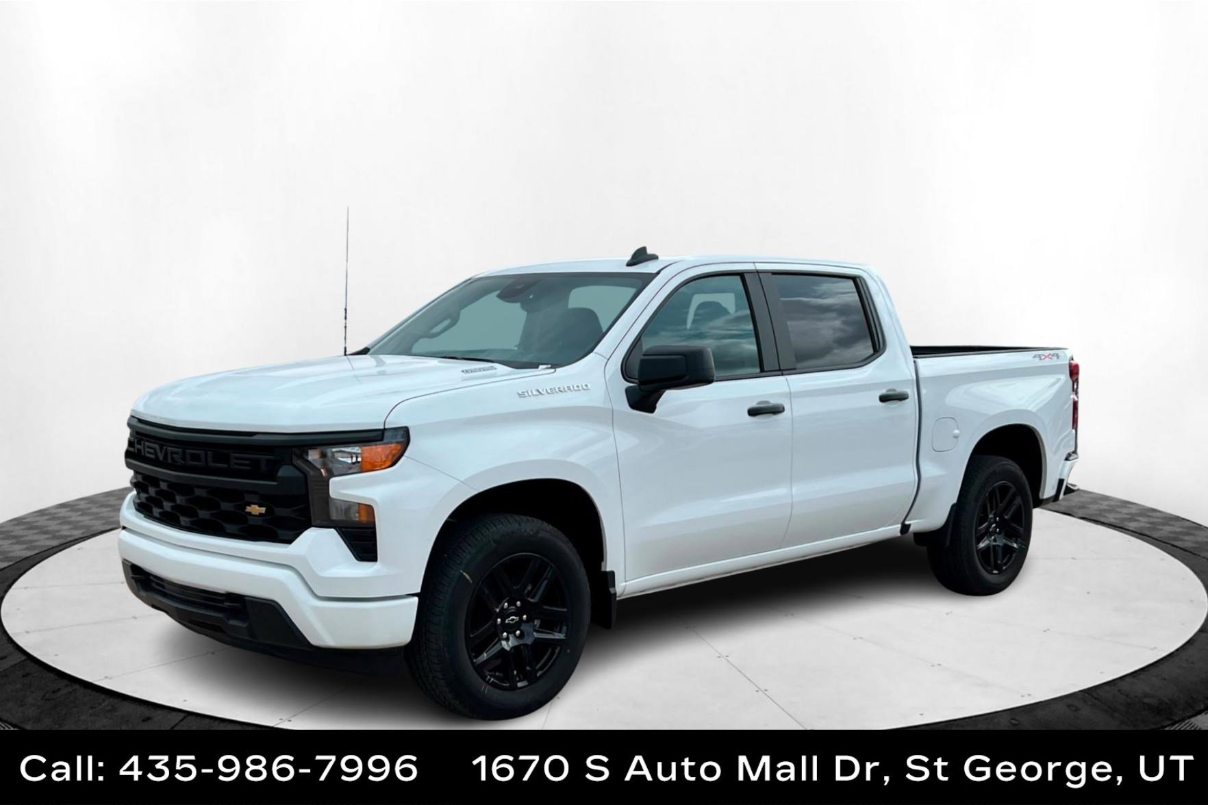 New 2025 Summit White Chevrolet Custom image 1
