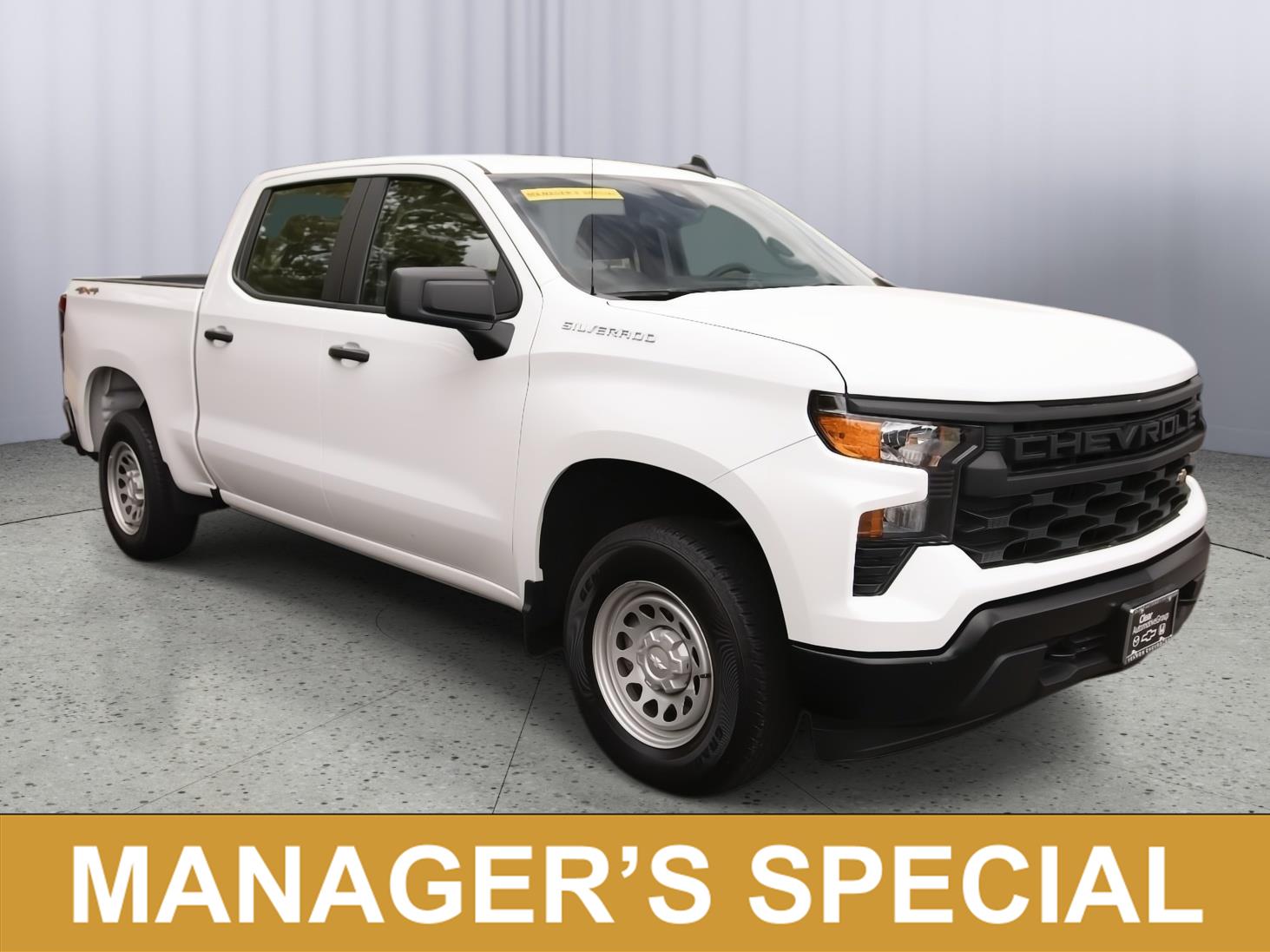 New 2025 Chevrolet Silverado 1500 WT Crew Cab in Vernon #C25065