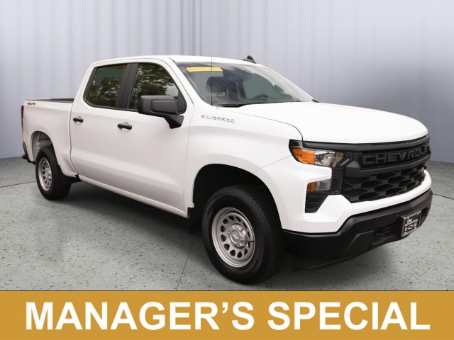 New 2025 Chevrolet Silverado 1500 WT Crew Cab in Vernon #C25065