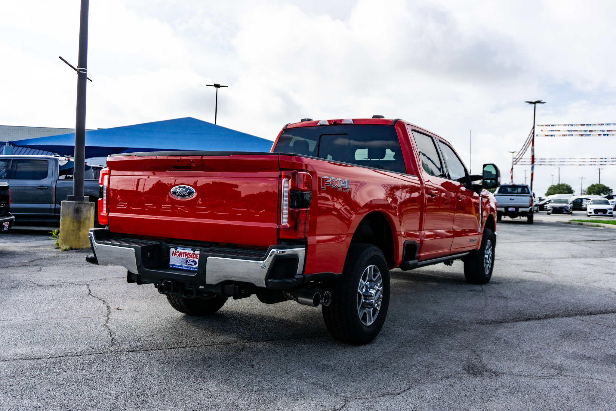 New 2024 Race Red Ford LARIAT image 5