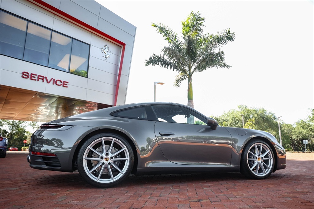 Used 2024 Agate Grey Metallic Porsche Carrera image 21