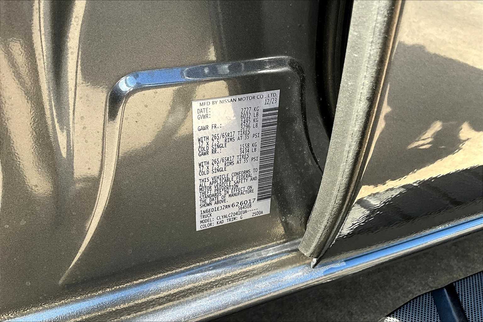 2024 Nissan Frontier SV photo 31