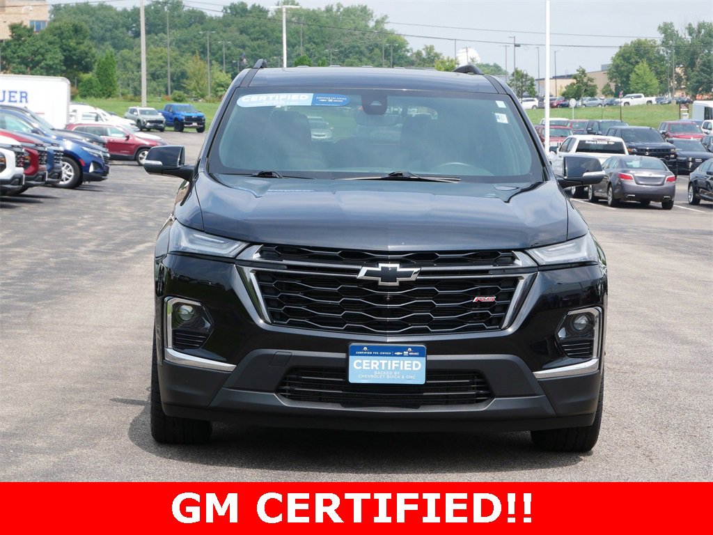 Certified 2023 Chevrolet Traverse RS with VIN 1GNEVJKWXPJ200829 for sale in Inver Grove Heights, Minnesota