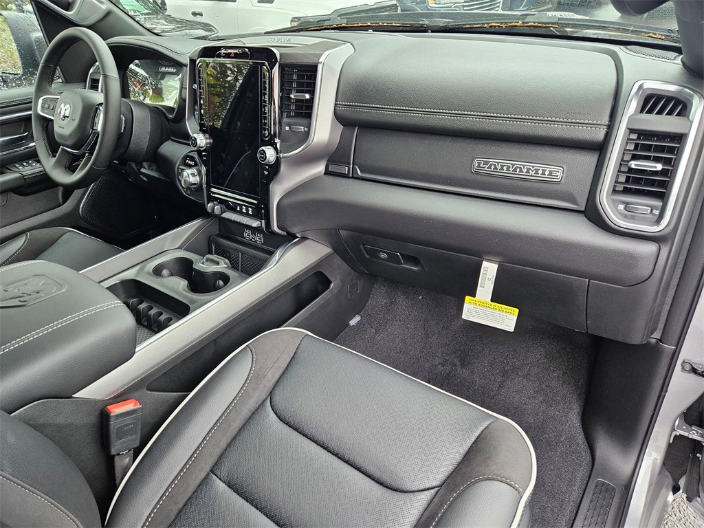 New 2025 Billet Silver Metallic Clear-Coat Exterior Paint RAM Laramie image 19