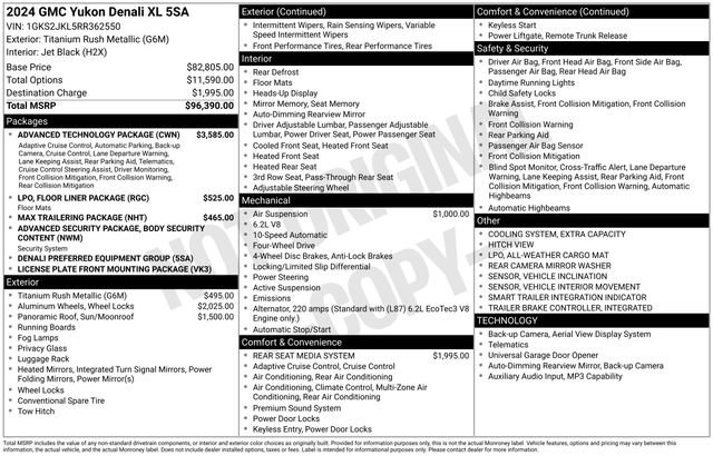 2024 GMC Yukon XL Denali's photo