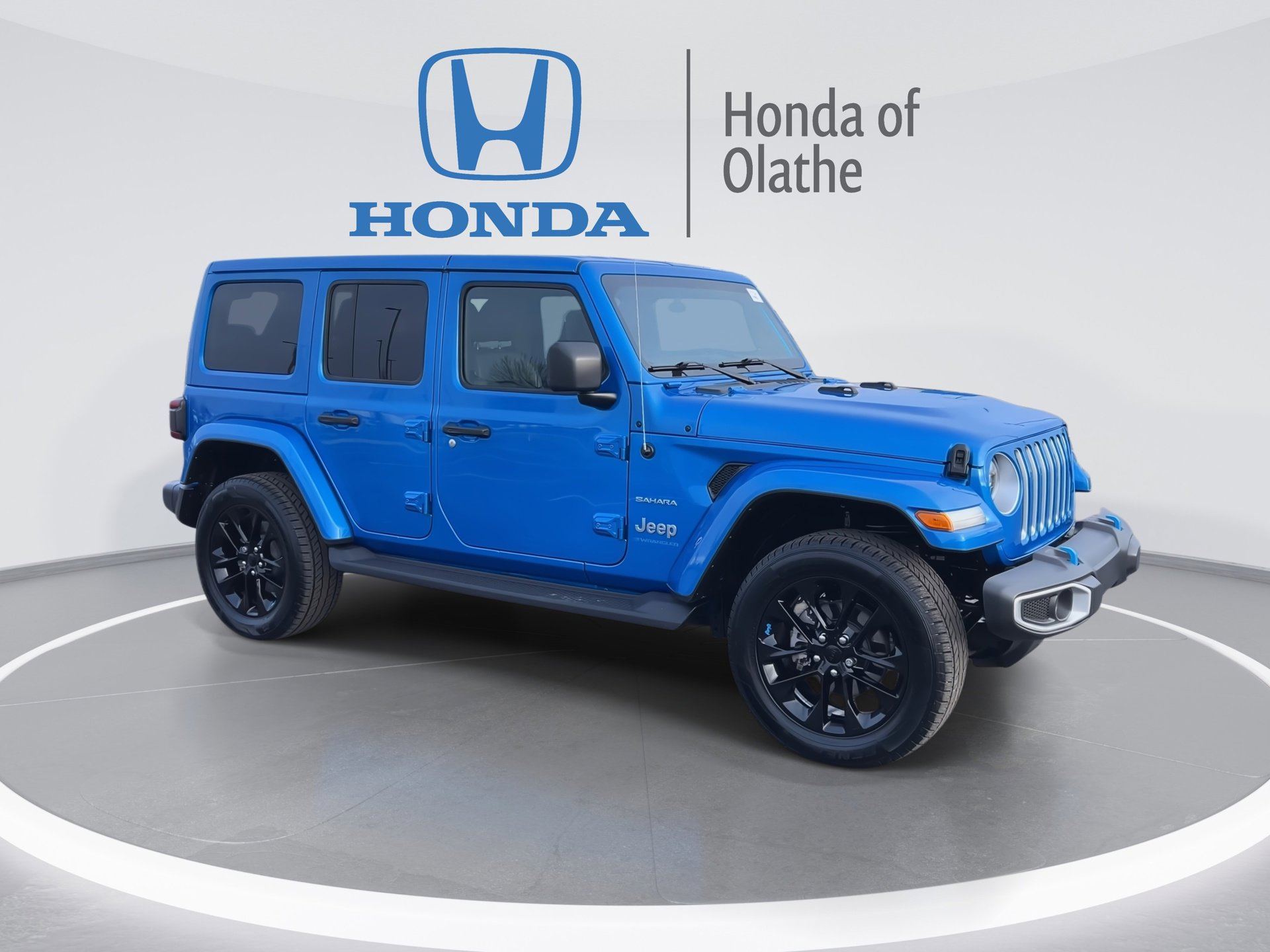 Used 2023 Jeep Wrangler 4xe Sahara 4XE with VIN 1C4JJXP61PW516881 for sale in Kansas City