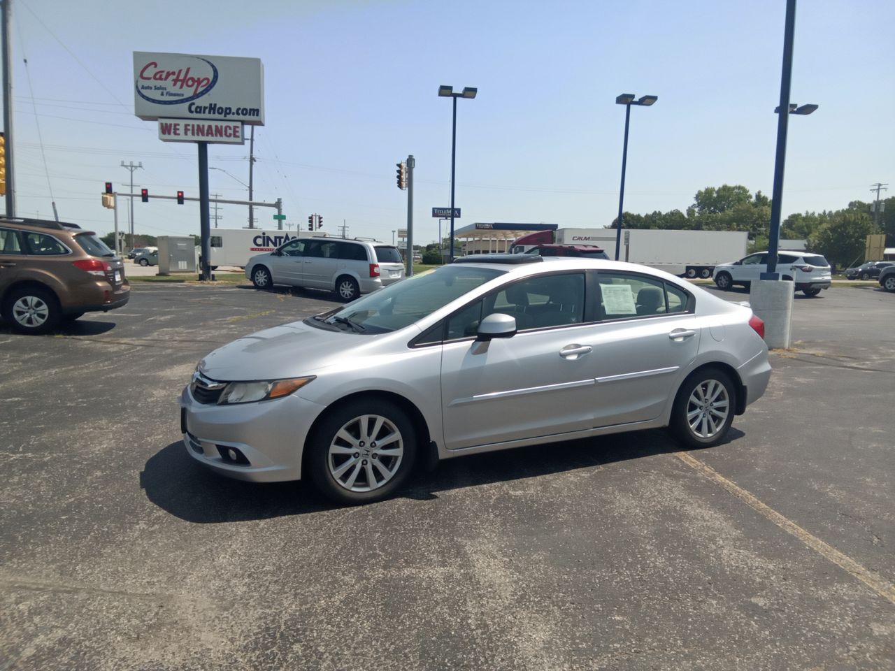 Used 2012 Gray Honda EX image 1