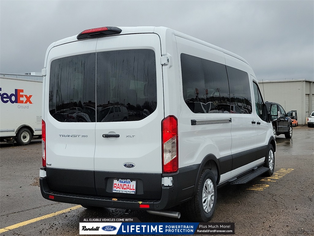 New 2024 Oxford White Ford Passenger Van XLT image 5