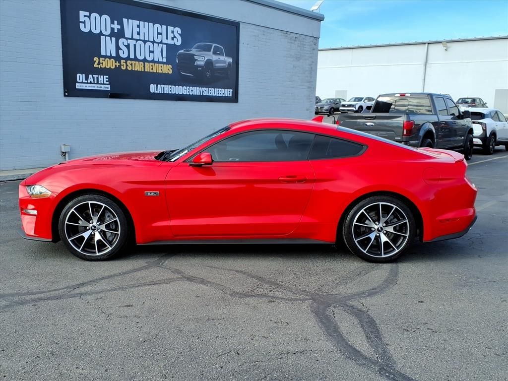 Used 2021 Ford Mustang EcoBoost with VIN 1FA6P8TD7M5137924 for sale in Kansas City