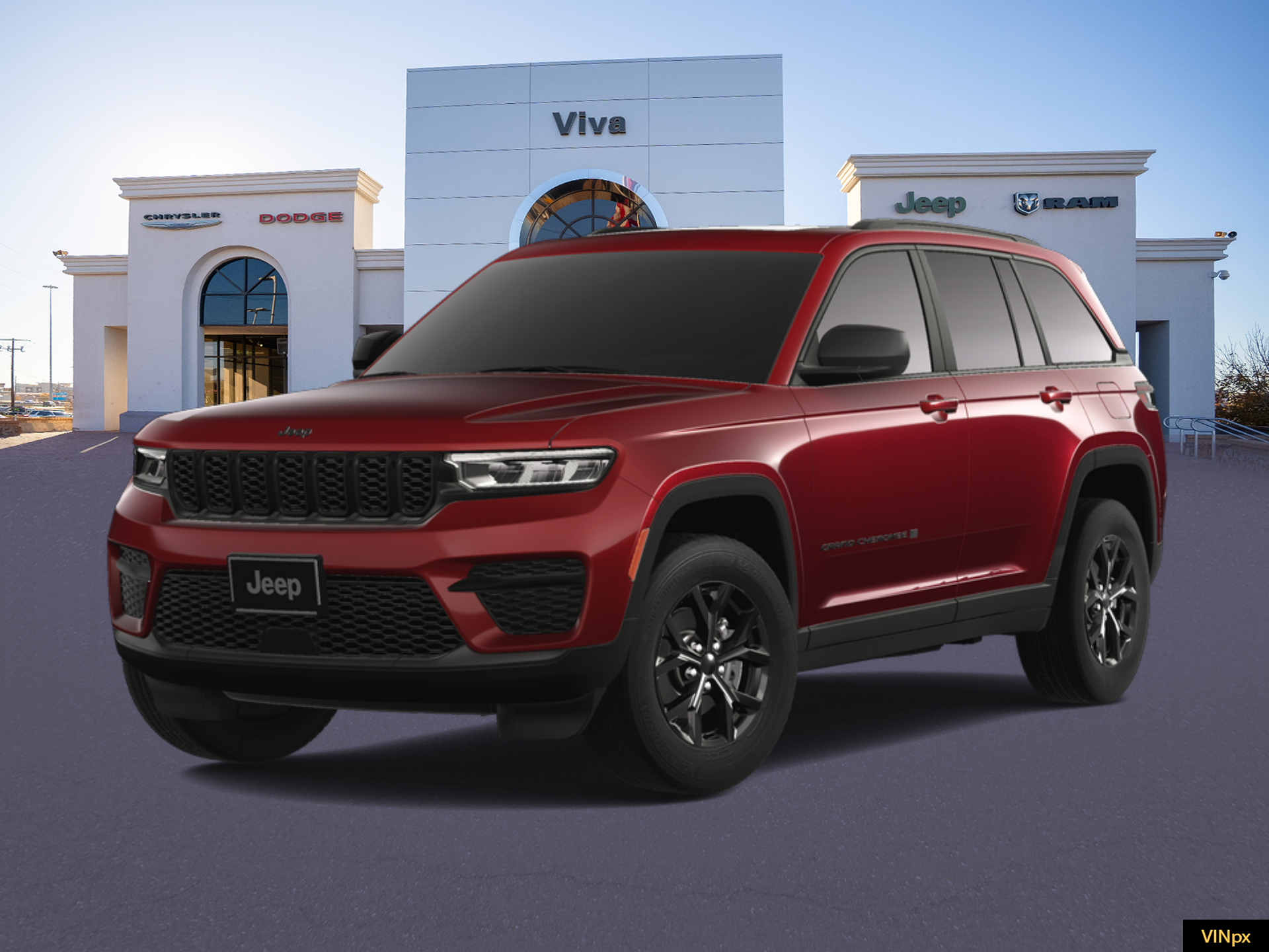 New 2025 Velvet Red Pearl-Coat Exterior Paint Jeep Altitude X image 1