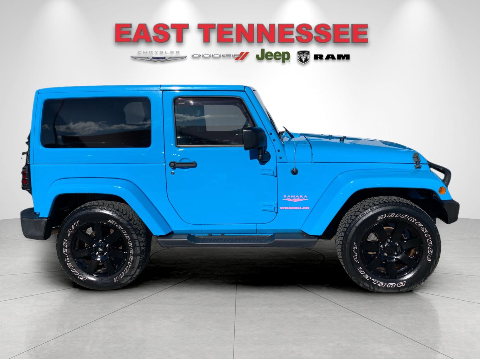 Used 2017 Jeep Wrangler Sahara with VIN 1C4AJWBG1HL579850 for sale in Crossville, TN