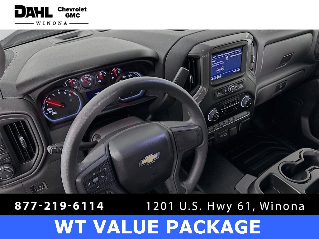 Used 2024 Chevrolet Silverado 1500 Work Truck with VIN 3GCUDAED7RG130938 for sale in Winona, Minnesota