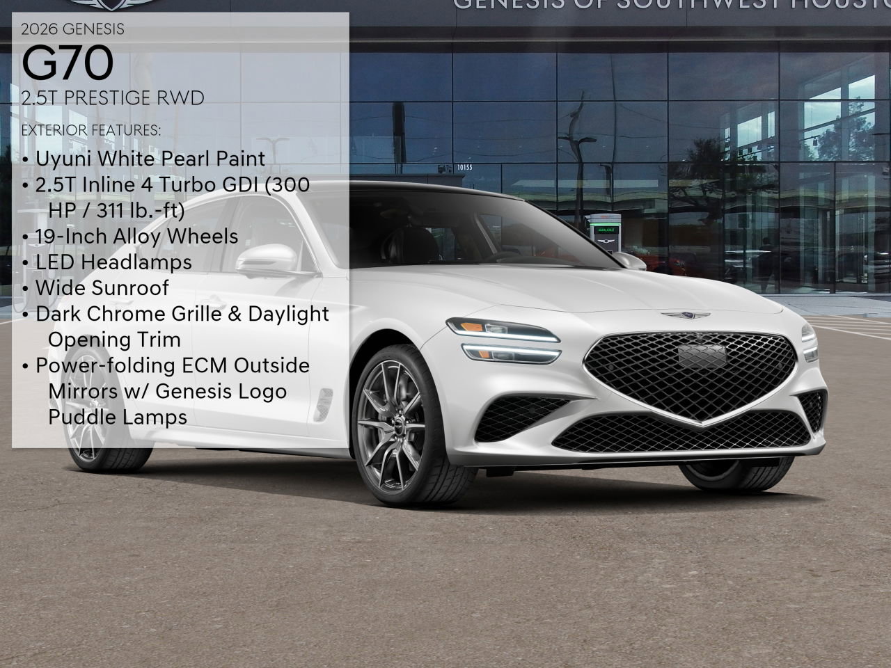 2026 Genesis G70 2.5T Prestige photo 3