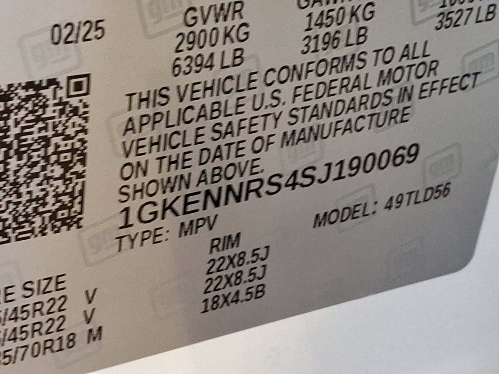 2025 Gmc Acadia Elevation photo 7