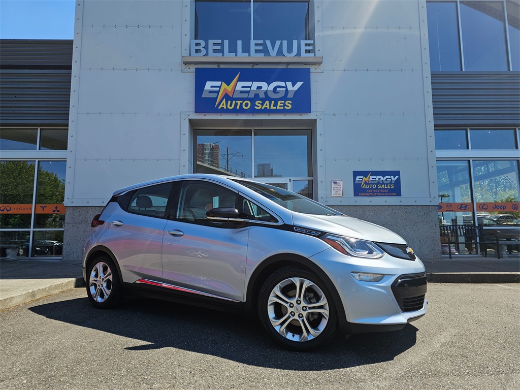Used 2018 Chevrolet Bolt EV LT with VIN 1G1FW6S06J4132756 for sale in North Bend, WA