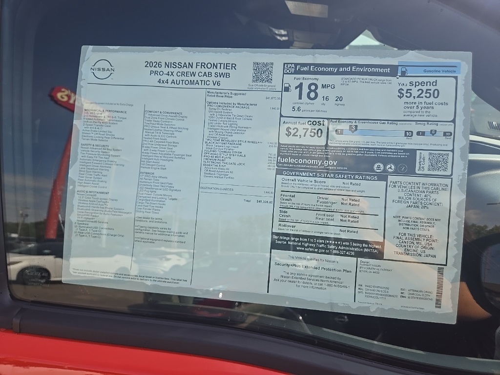 2026 Nissan Frontier Crew Cab PRO-4X photo 33