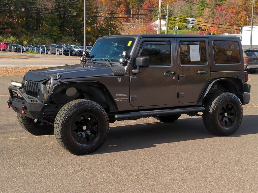 Used 2016 Jeep Wrangler Unlimited Sport S with VIN 1C4BJWDG0GL292029 for sale in Thomaston, CT