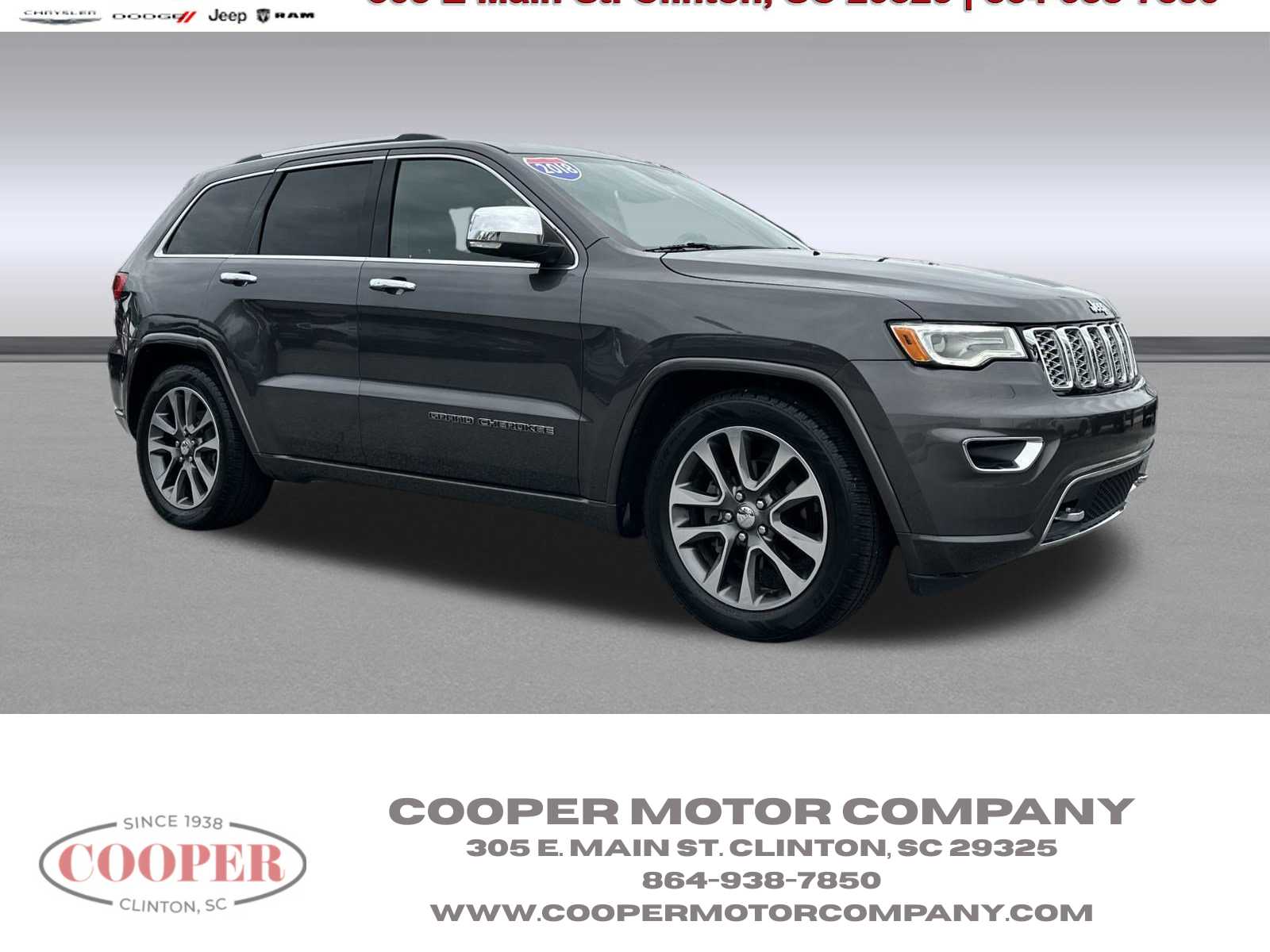 2018 Jeep Grand Cherokee Overland