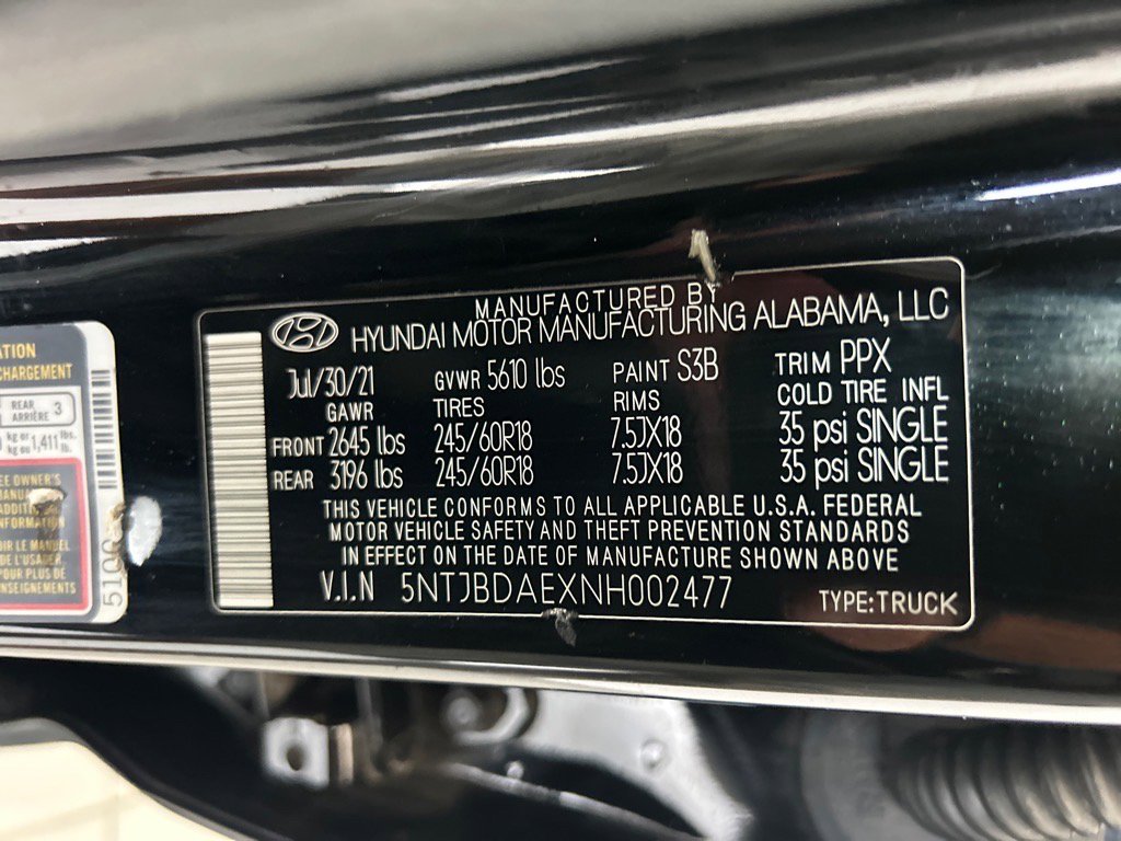 2022 Hyundai Santa Cruz SEL photo 19