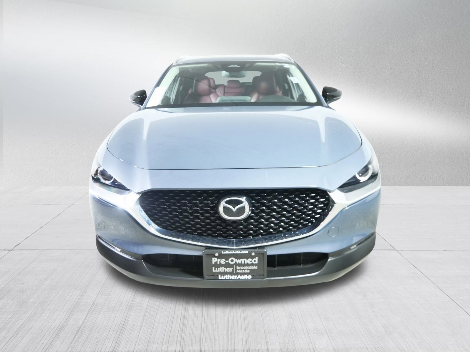 Certified 2025 Mazda CX-30 Carbon Edition with VIN 3MVDMBCM8SM755945 for sale in Brooklyn Center, Minnesota