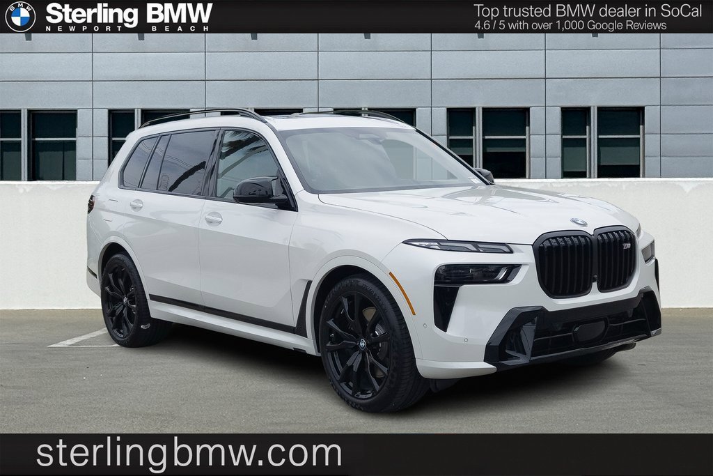 New 2026 Mineral White Metallic BMW M60i image 1