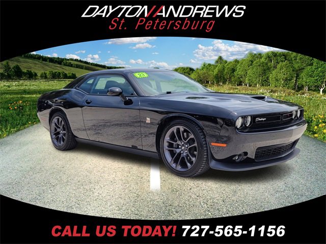 Certified Used 2023 Pitch Black Clearcoat Dodge R/T Scat Pack image 1